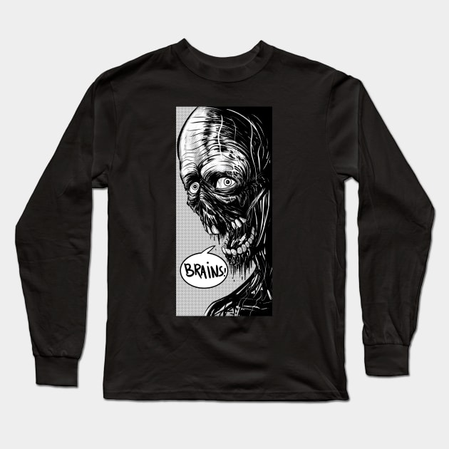 Tarman Comic Book style Long Sleeve T-Shirt by DougSQ